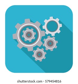 symbol gears icon image, vector illustration design
