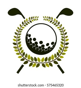 symbol golf emblem icon image, vector illustration