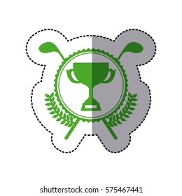 symbol golf emblem icon image, vector illustration