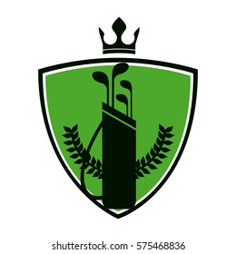 symbol golf emblem icon image, vector illustration