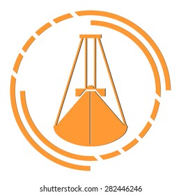Symbol of grapple. Vector illustration.