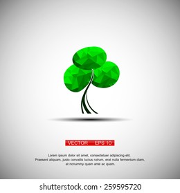 Symbol green tree