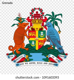 Symbol of Grenada. National emblem