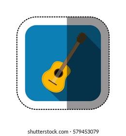 symbol guitar icon design, vector illustration image
