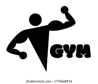 Symbol Gym Sports Future Stock Vector (Royalty Free) 1774668914 ...