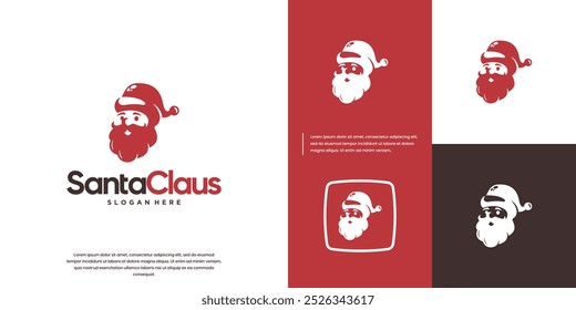 symbol of happiness , Christmas holiday , Santa hat , vector graphic design.