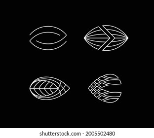 Symbol Hazelnut Branding Logo Line 