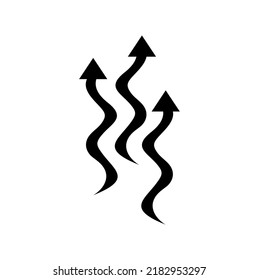 symbol, heat, temperature, hot, icon, illustration, weather, vector, design, isolated, summer, logo, sign, climate, warm, sun, concept, nature, wave, graphic, season, sunny, abstract, waves, art, elem