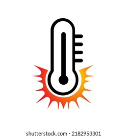 symbol, heat, temperature, hot, icon, illustration, weather, vector, design, isolated, summer, logo, sign, climate, warm, sun, concept, nature, wave, graphic, season, sunny, abstract, waves, art, elem