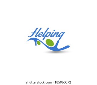 Symbol of Helpline, isolated vector design 