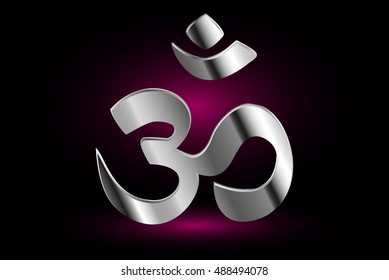 symbol of Hinduism , Om symbol of Hinduism , 