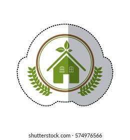 symbol home care environment image, vetor illustration