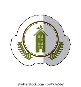 symbol home care environment image, vetor illustration