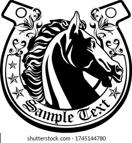 
symbol of the horse lovers and horse riding community
