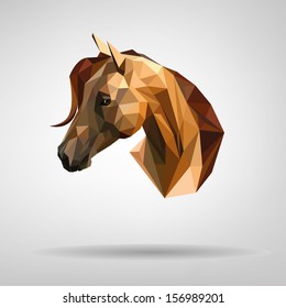 symbol of a horse's head paper