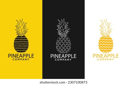 A symbol of hospitality and tropical vibes, the pineapple logo exudes warmth, creativity, and a unique personality. It represents a friendly and inviting image, making it an ideal choice for brands th