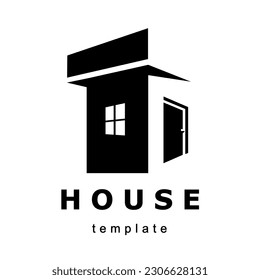 El símbolo de la casa que muestra la identidad del vector residence.iconos.