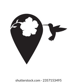 Symbol for hummingbird habitat map