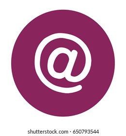 at symbol icon.