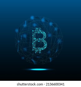 Symbol-Symbol Bitcoin-Polygon-Elektronik