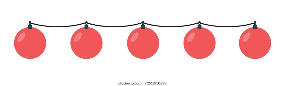 Symbol icon christmas lamp round unique design with blank background