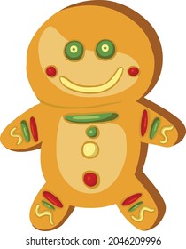 Symbol icon christmas new year cookies bagel