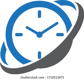 Symbolsymbol-Uhr mit Swooring
