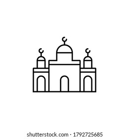 
it is a symbol or icon depicting a church