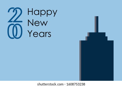 A symbol or icon describing a new year