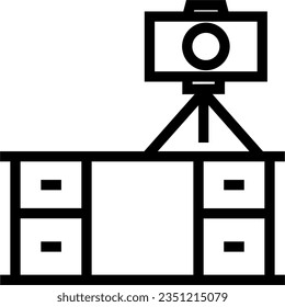 symbol, icon, illustration, camera, vector