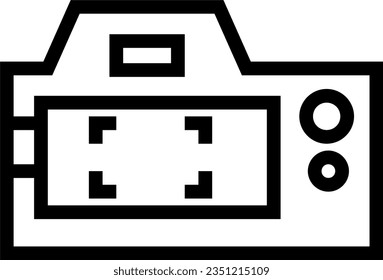 symbol, icon, illustration, camera, vector