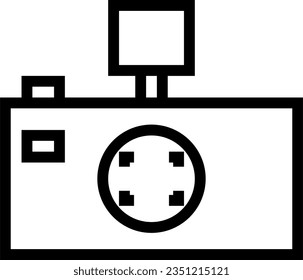symbol, icon, illustration, camera, vector