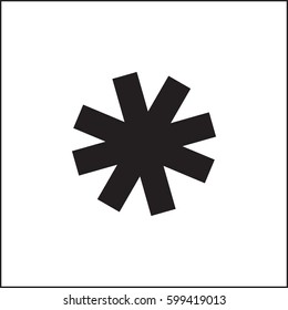 symbol icon on the white background