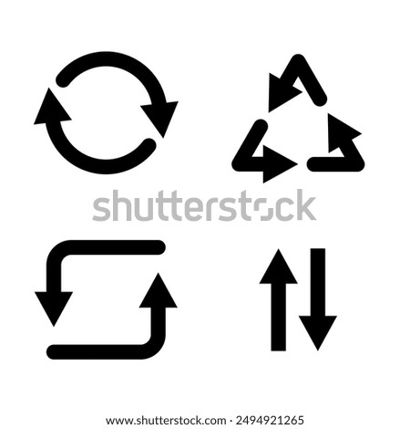 Symbol, icon, round, rotating line, reduce, reuce,