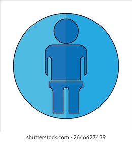 SYMBOL ICON OF SINGLE WORKERS GATHERING