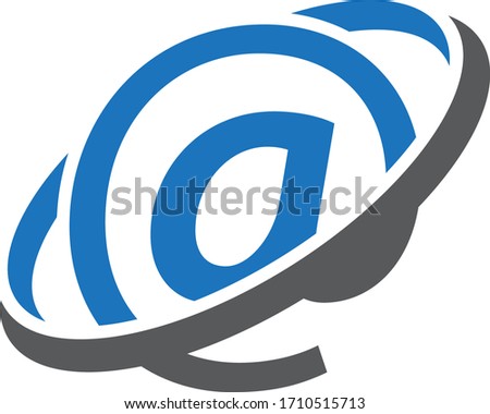 symbol icon with swoosh ring