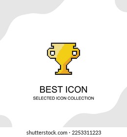 symbol icon vector design with pixel style