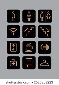 Symbol icon vector graphic for decoration