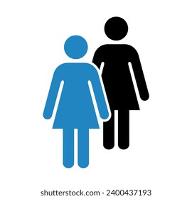 Symbol, icon of women. Vector file.