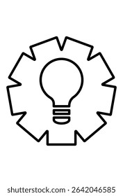 Symbol of ideas and machinery. A fusion of thought and function