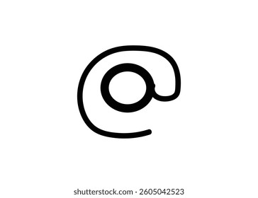At symbol illustrator design, icon design