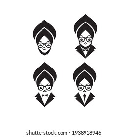 symbol of indian male person vector