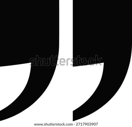 Symbol indicating quoting someone dialogue excerpt citation evidence citing quote in textual work black quotation marks punctuation mark phrase wording sentence