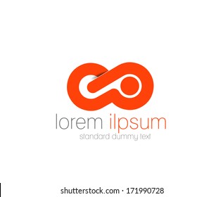 Symbol of Infinite, isolated vector design