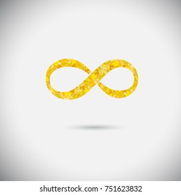 the symbol of infinity. Vector