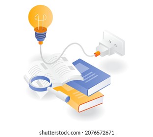 Symbol of a lot of information from textbooks