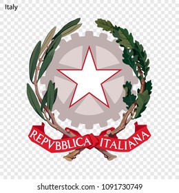 Symbol of Italy. National emblem