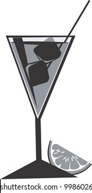  symbol of juice in goblet	