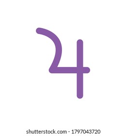 Symbol Jupiter icon. Simple color vector elements of esoteric icons for ui and ux, website or mobile application