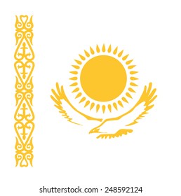 symbol of Kazakhstan, vector illustration